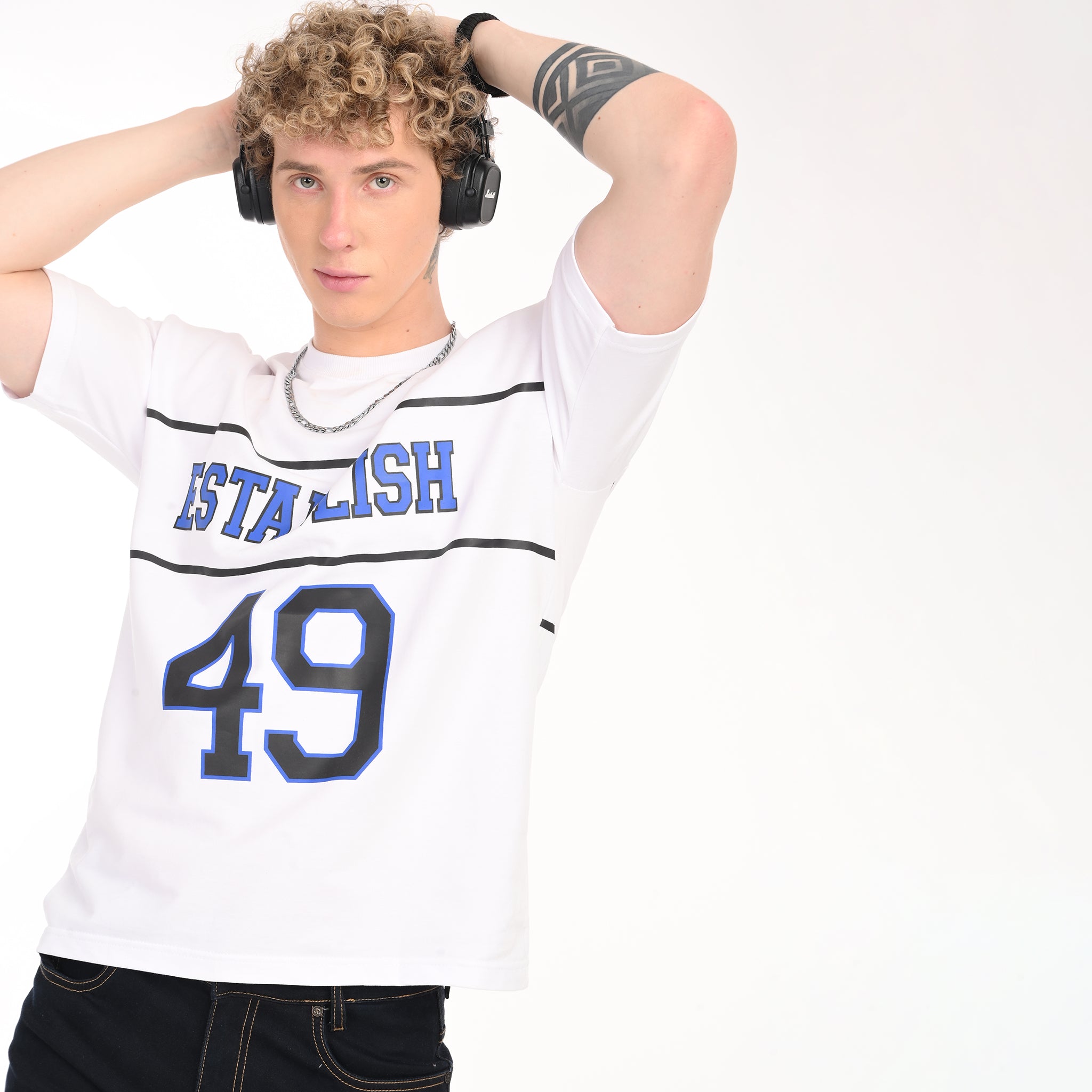 Varsity Oversized Printed T-Shirt - Snipes