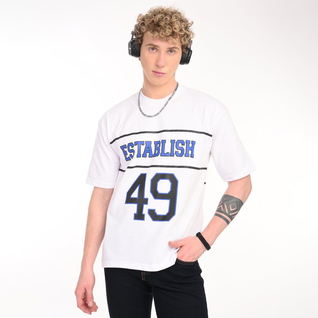 Varsity Oversized Printed T-Shirt - Snipes