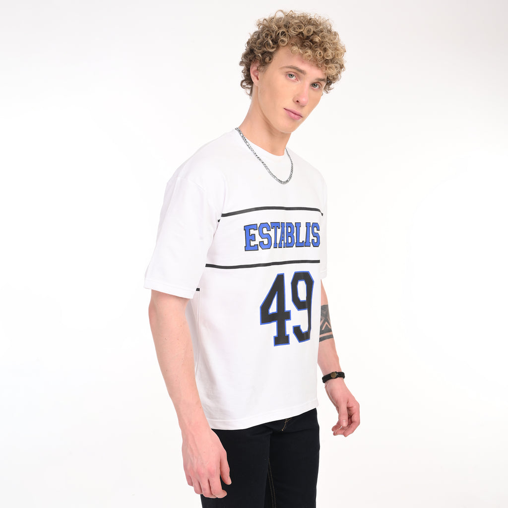Varsity Oversized Printed T-Shirt - Snipes