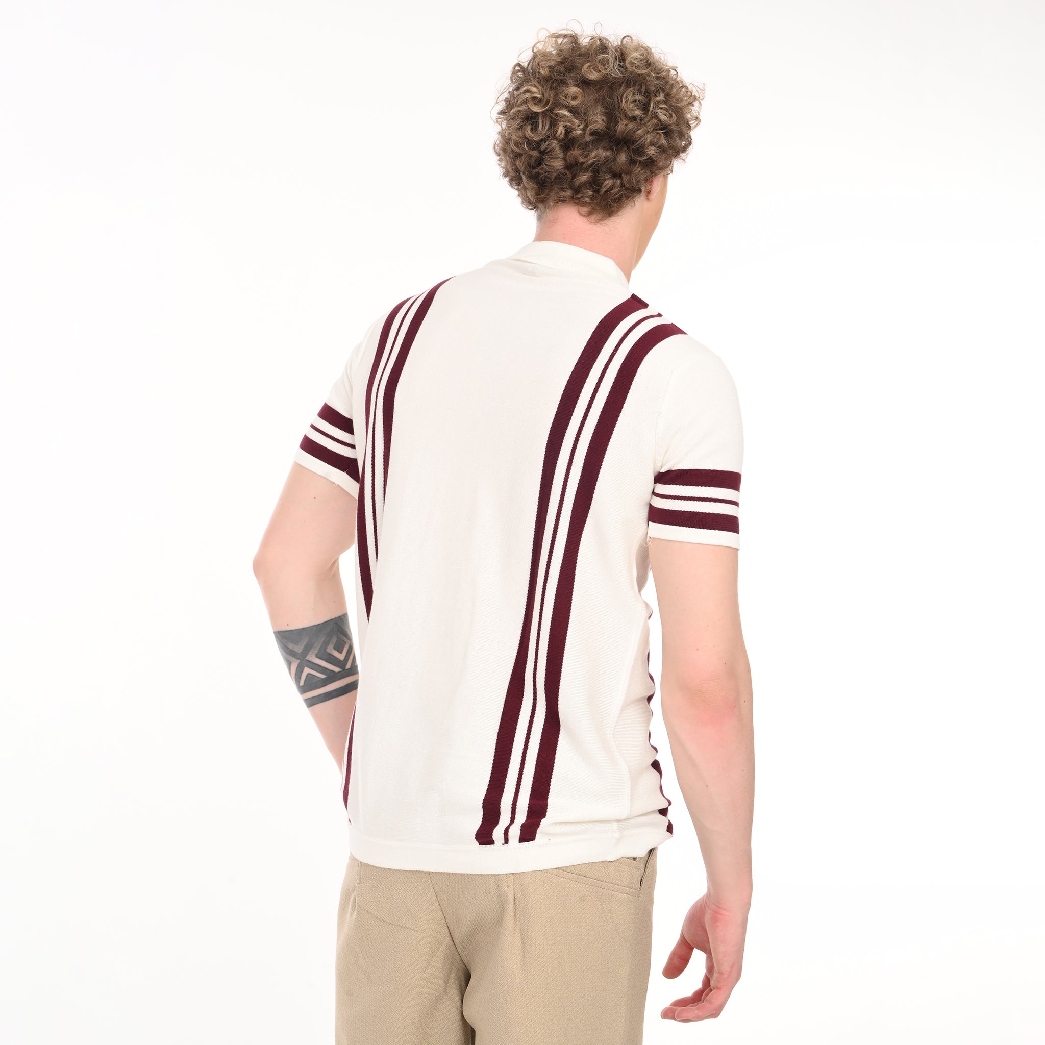 Old Money Stripe Knit T-Shirt Secondary image