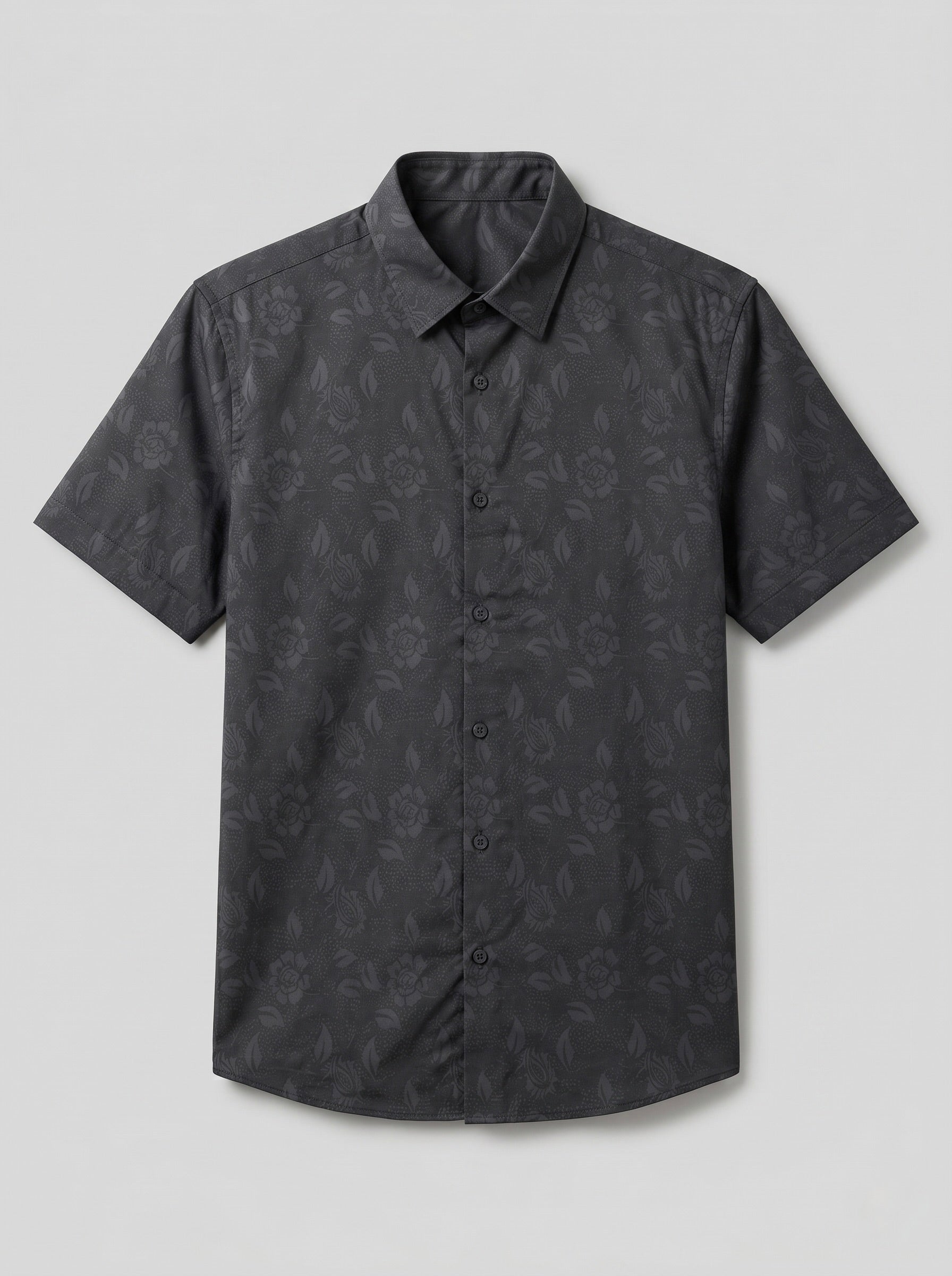 Floral Textured Jacquard Shirt