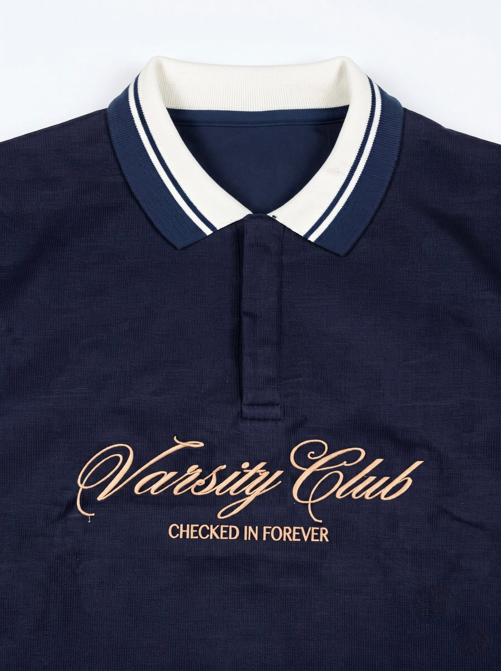 Men’s Varsity Club Full Sleeve Polo Sweatshirt