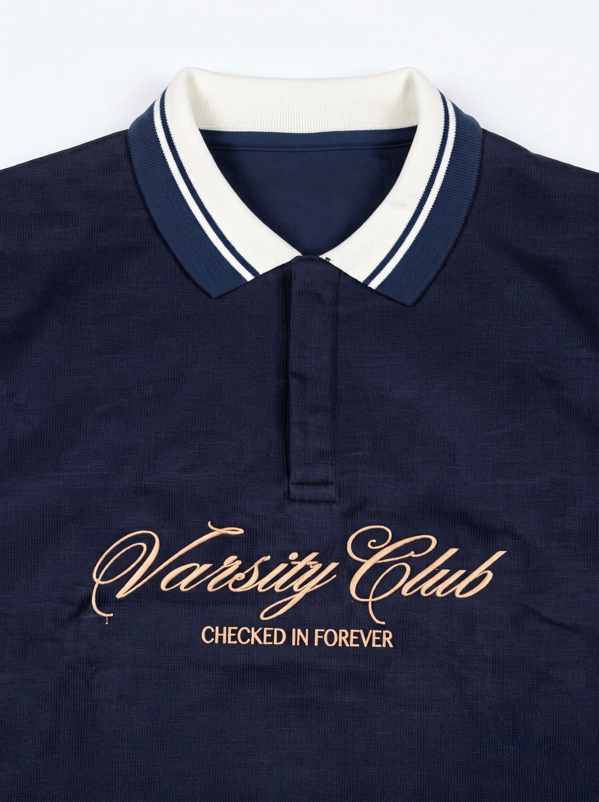 Men’s Varsity Club Full Sleeve Polo Sweatshirt