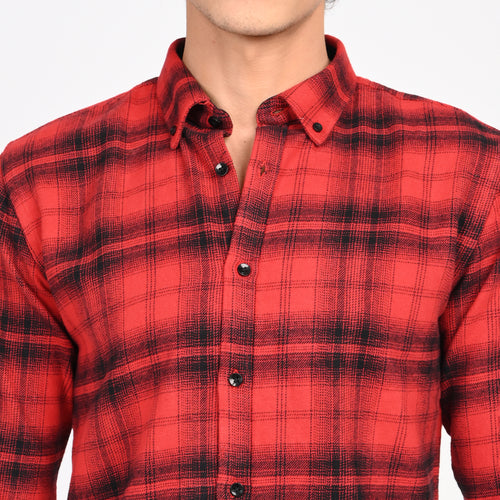 Checkered Flannel Casual Shirt for Men - Snipes