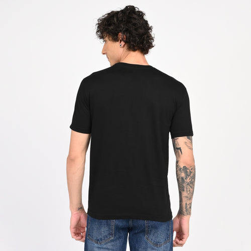 Black Minimal Graphic T-Shirt - Snipes