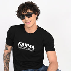 Black Minimal Graphic T-Shirt