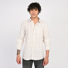 Linen Checkered Shirt