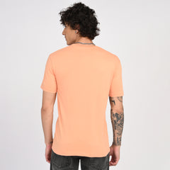 Light Coral Minimal Graphic T-Shirt