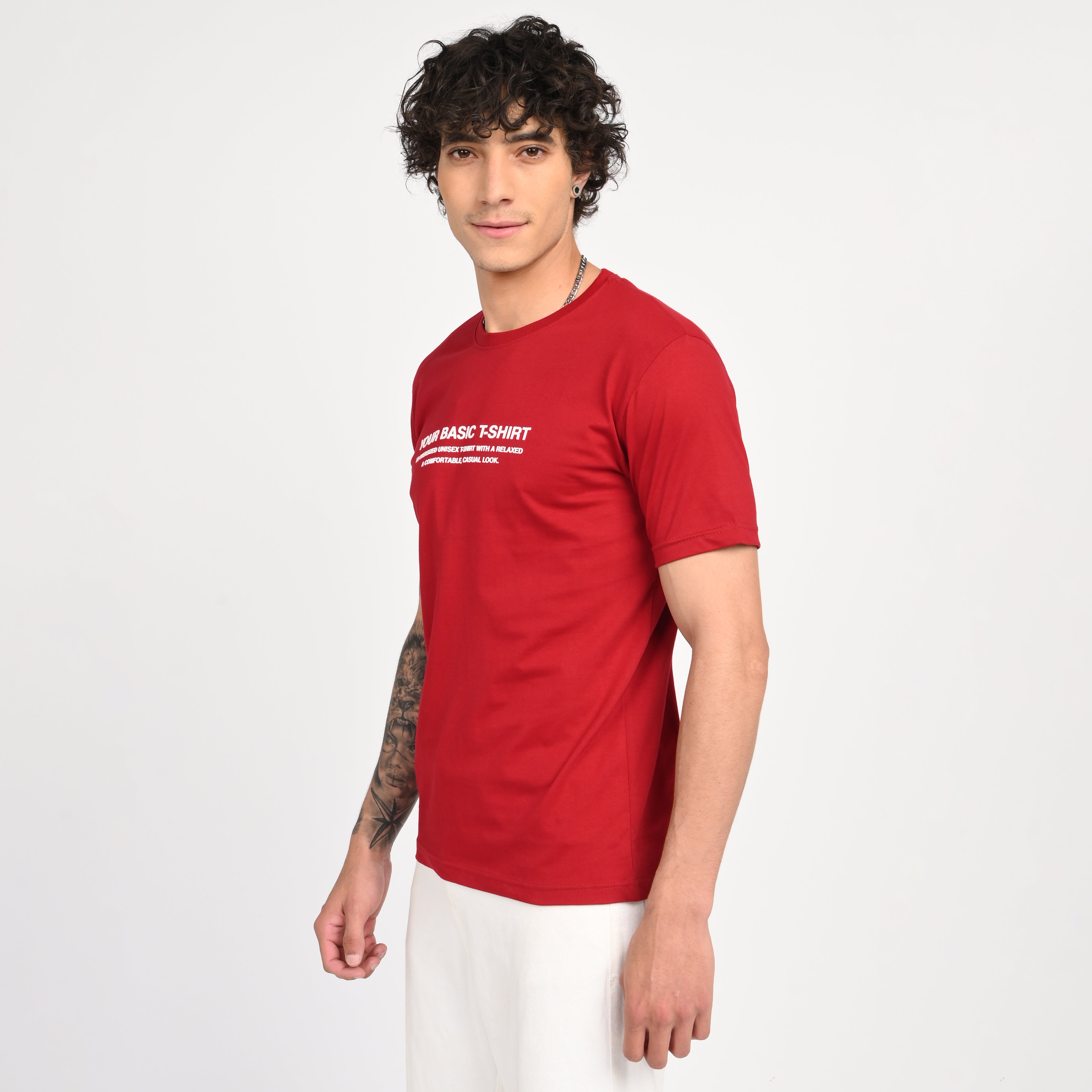 Red Minimal Graphic T-Shirt - Snipes