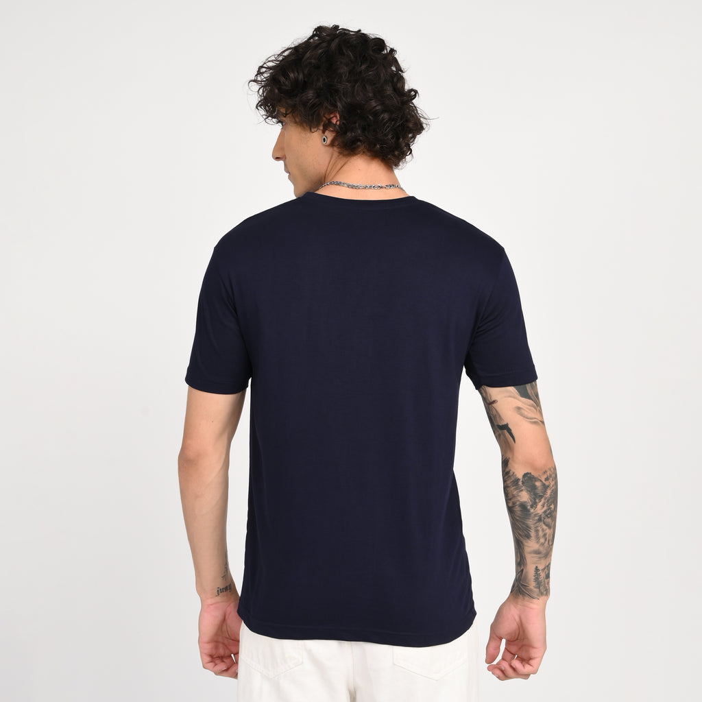 Navy Minimal Graphic T-Shirt - Snipes