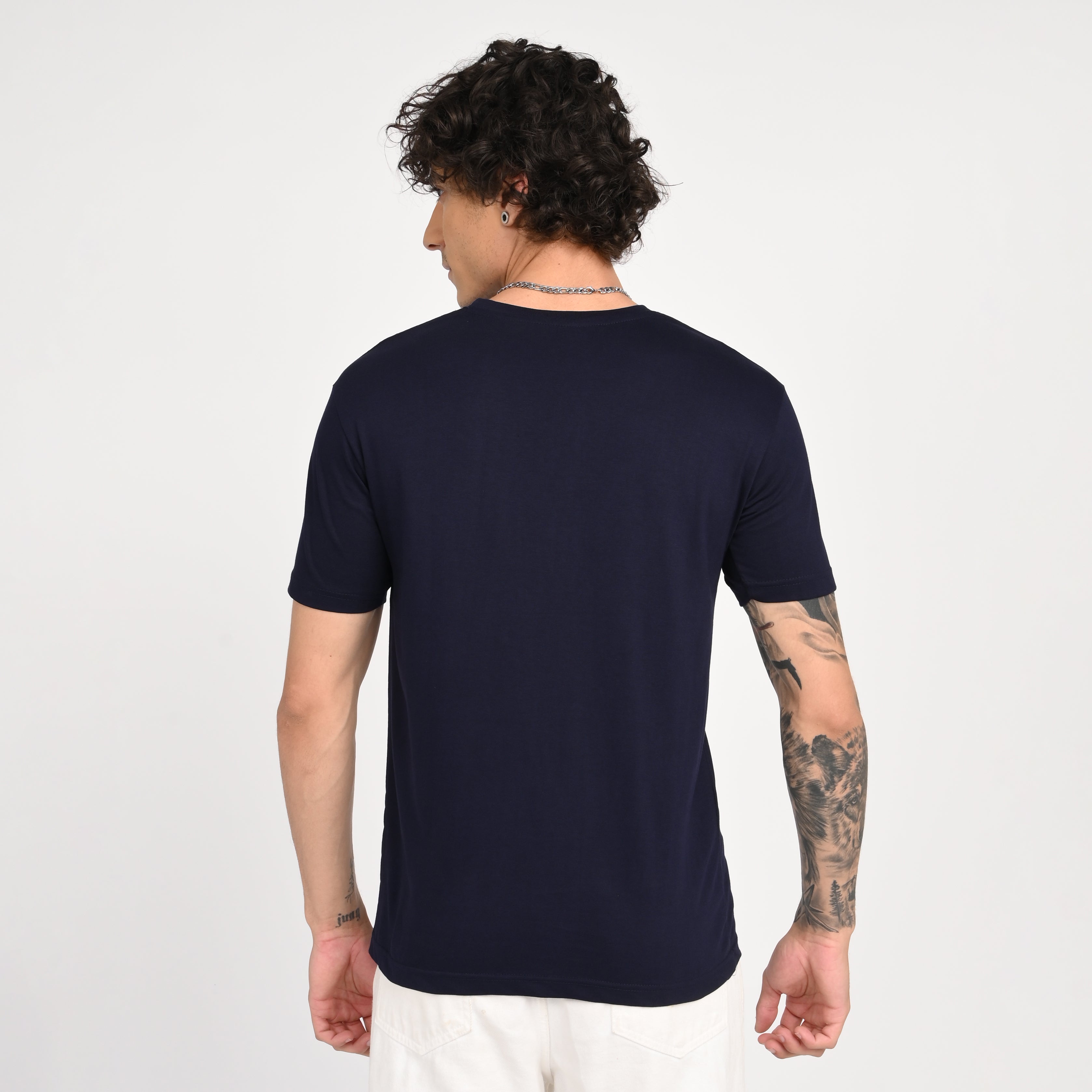 Navy Minimal Graphic T-Shirt - Snipes