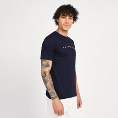 Navy Minimal Graphic T-Shirt