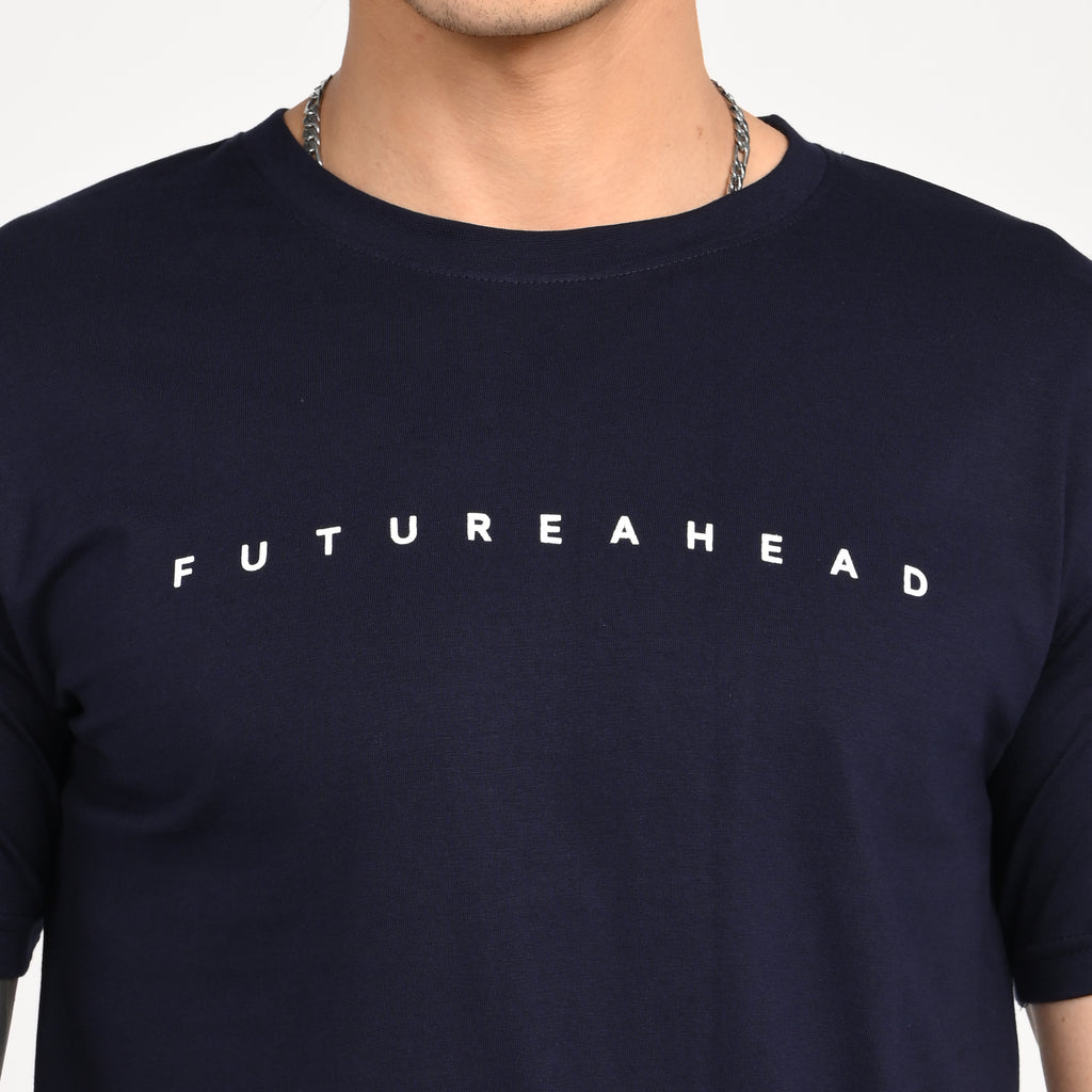 Navy Minimal Graphic T-Shirt - Snipes