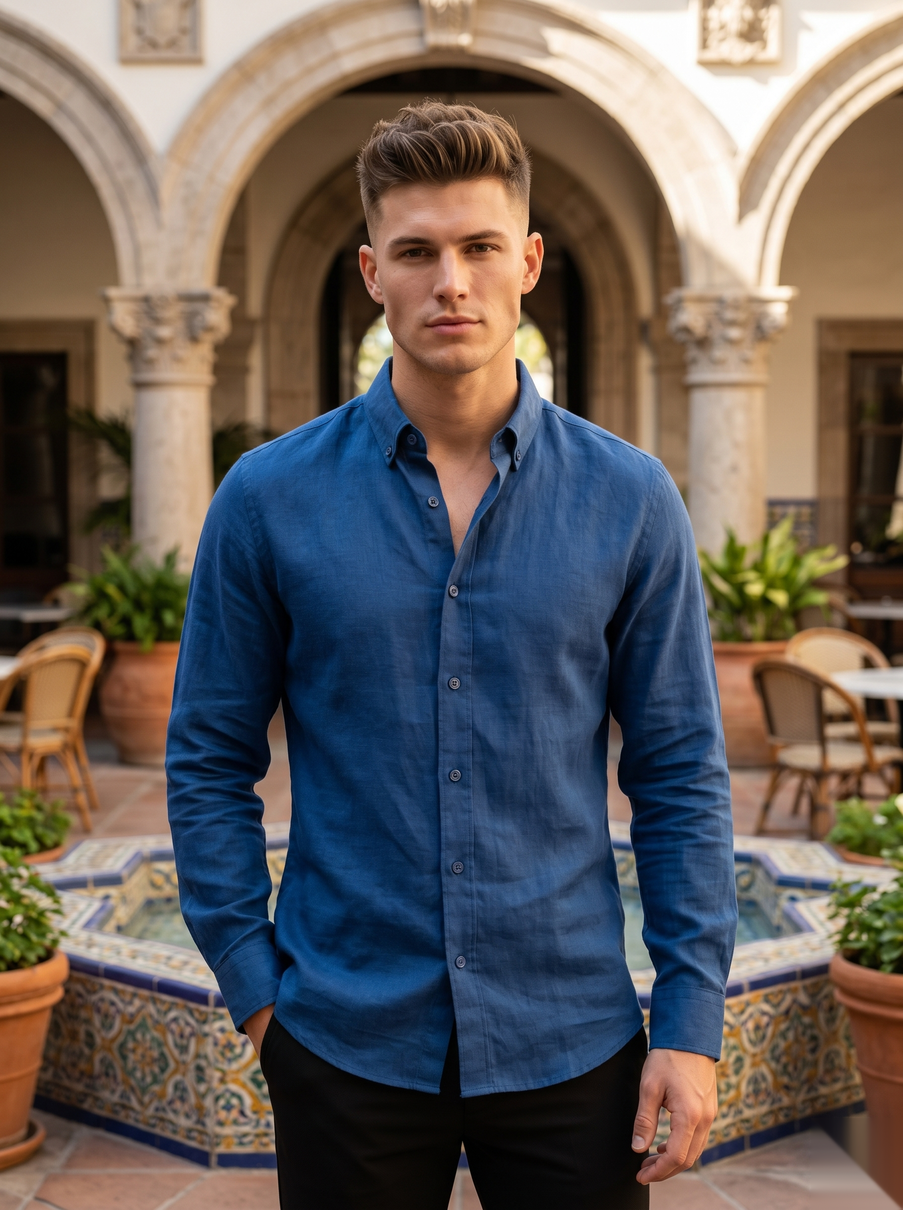 Solid Linen Shirts