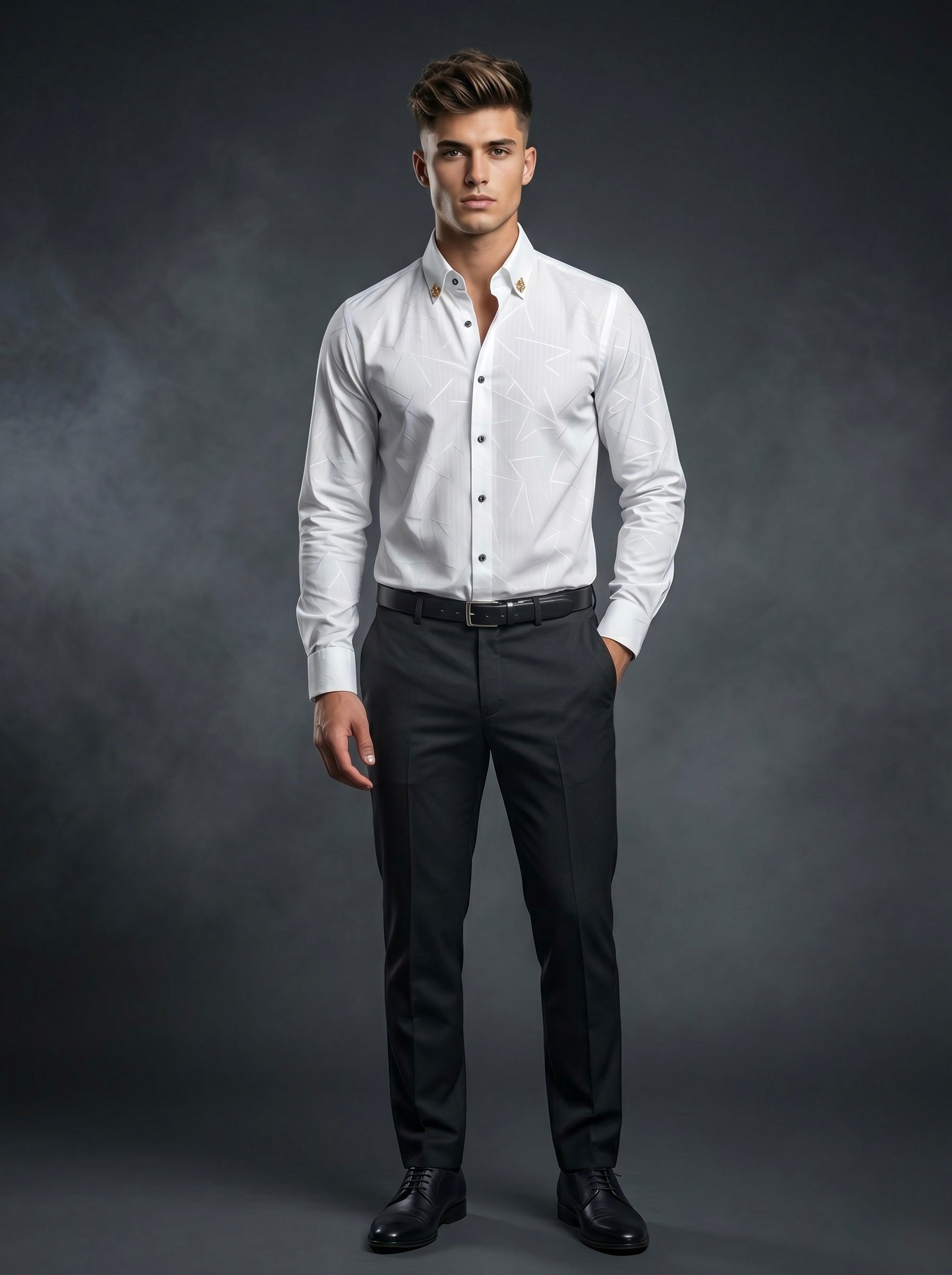 Snipes premium party-wear shirt, stylish men's shirt with vibrant patterns and modern fit, perfect for special occasions.