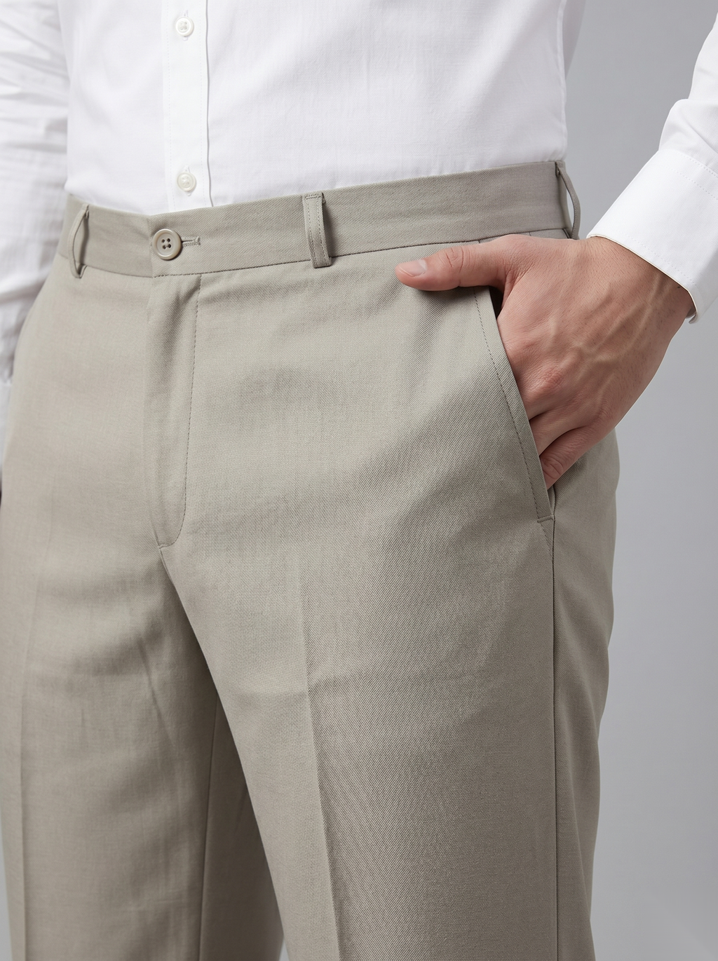 Snipes formal bootcut pants in classic dark fabric, tailored fit, with a sleek waistband and crisp creases for professional style.