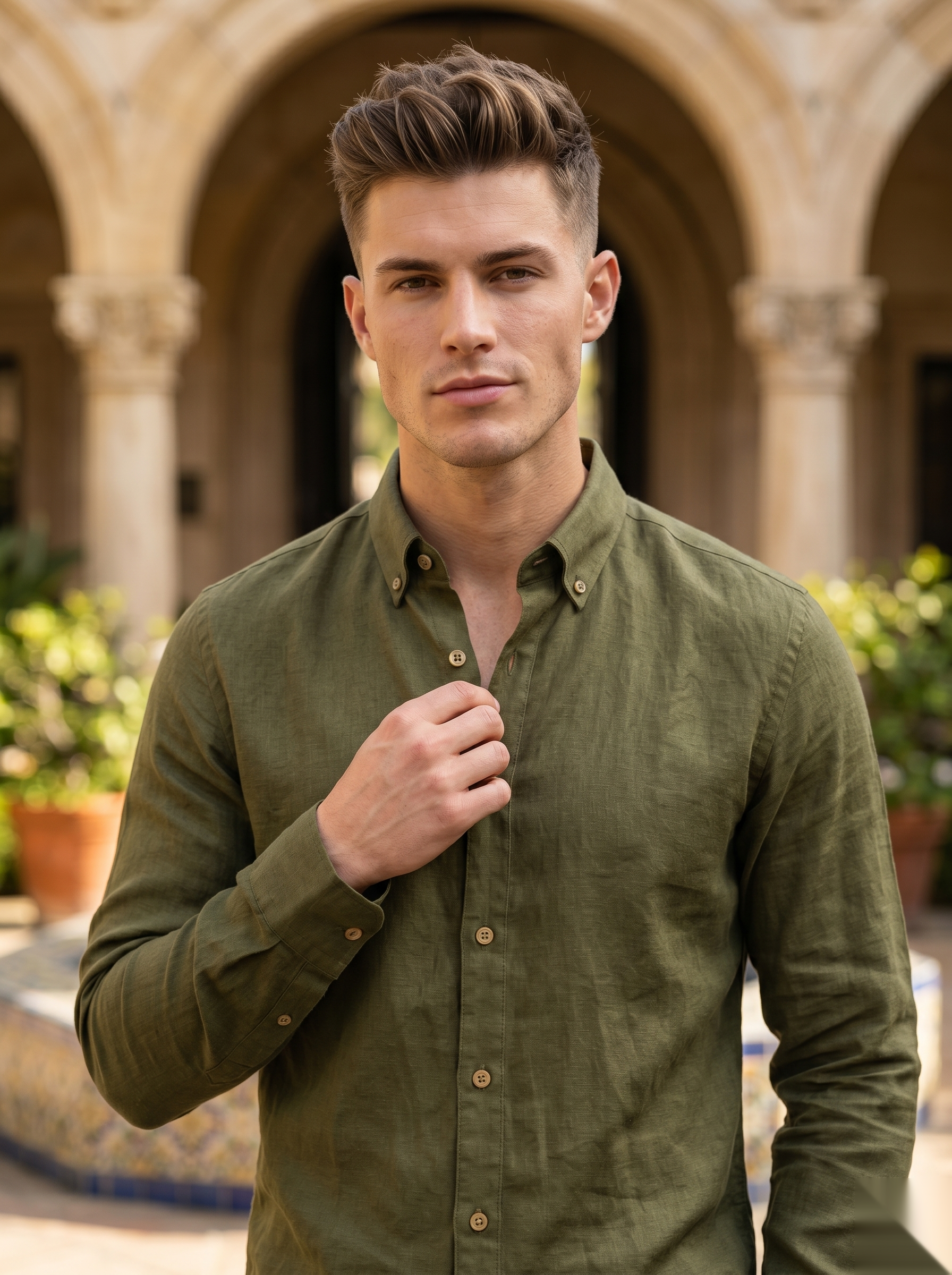 Solid Linen Shirts