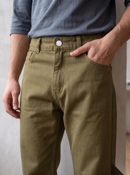 Snipes baggy fit denim jeans with relaxed style, front pockets, and belt loops, shown on a plain background.