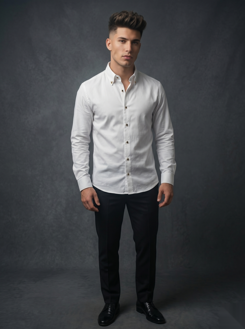 Snipes designer party-wear shirt displayed in a stylish, well-fitted shirt with intricate patterns suitable for special occasions.