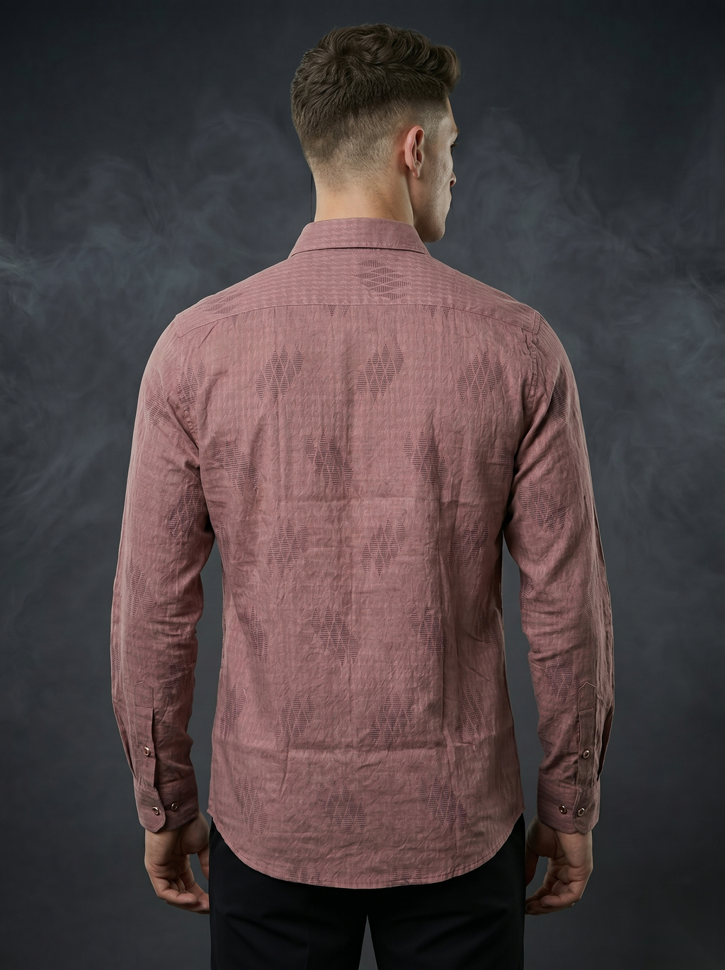 Snipes designer party-wear shirt with stylish pattern and tailored fit, featuring a classic collar and button front.
