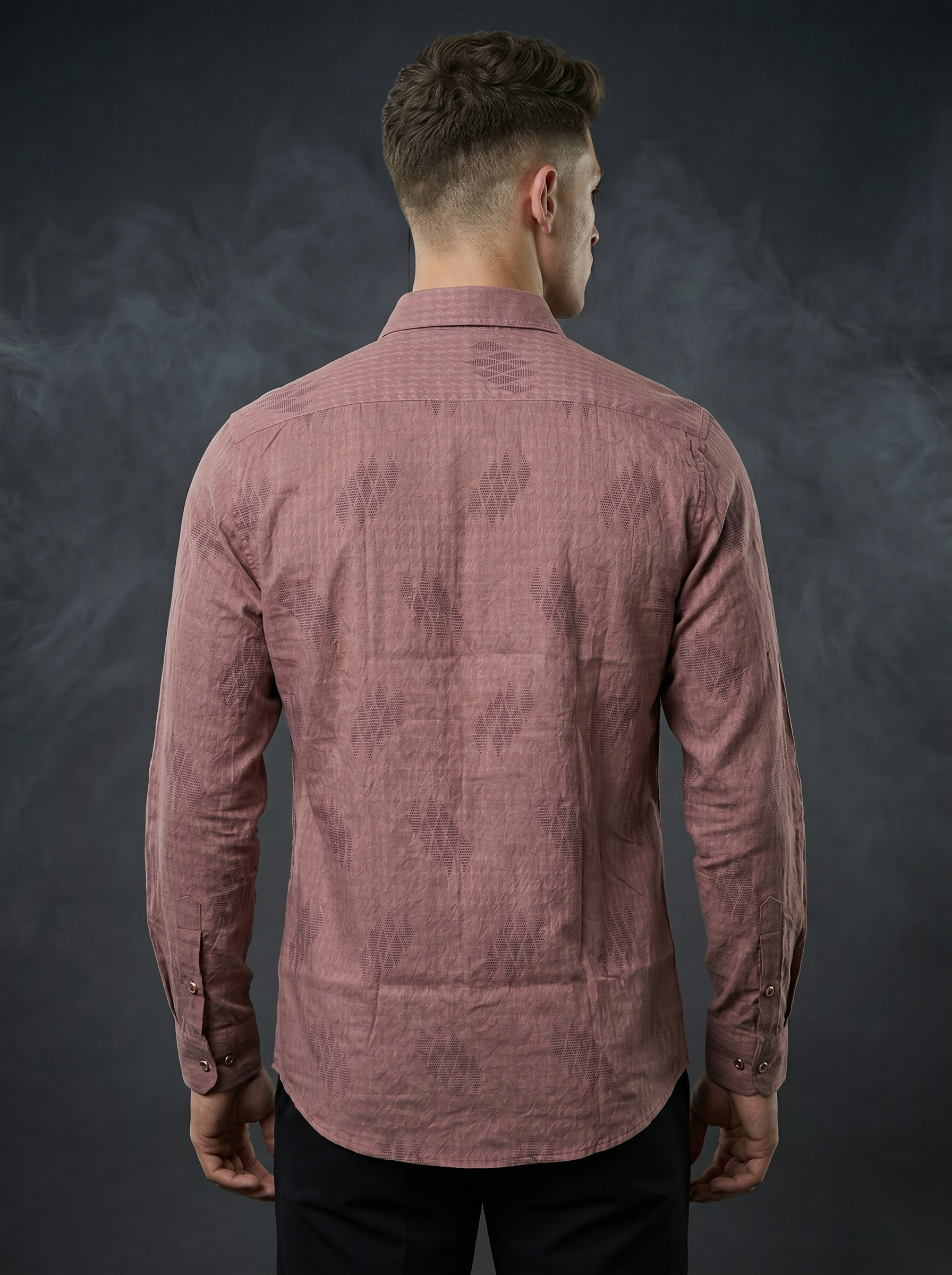 Snipes designer party-wear shirt with stylish pattern and tailored fit, featuring a classic collar and button front.