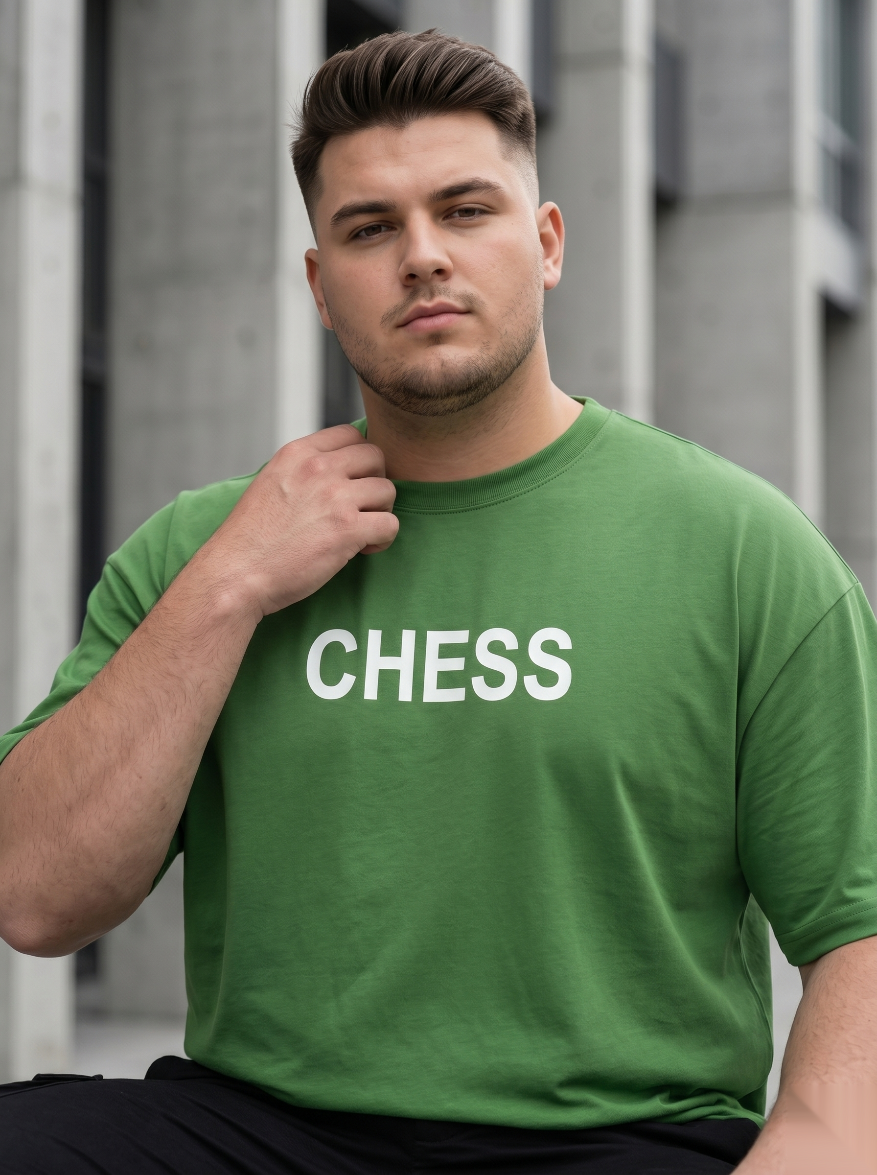 Oversized Backprint Tees - Big size