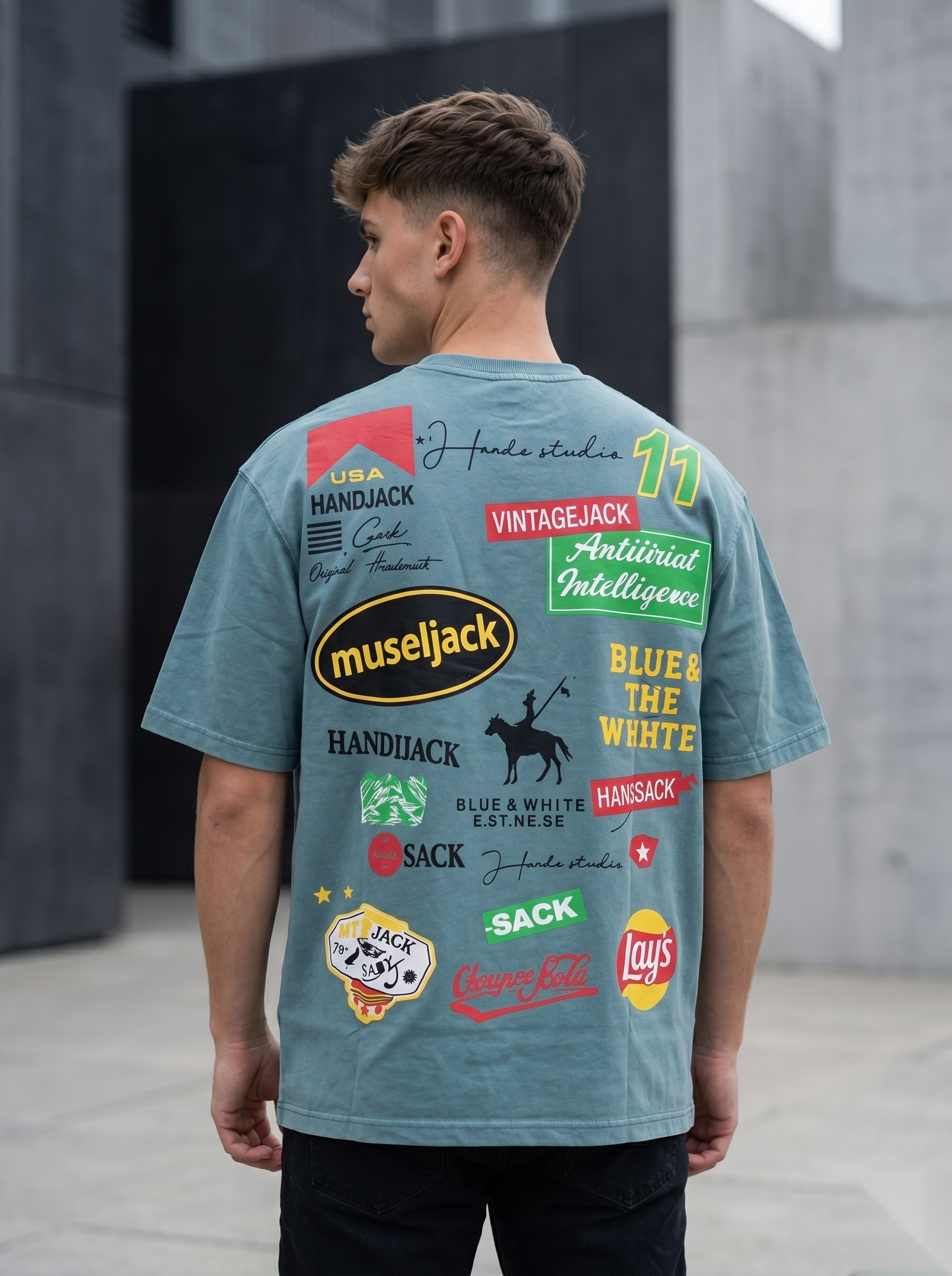 Backprint AcidWash Tees
