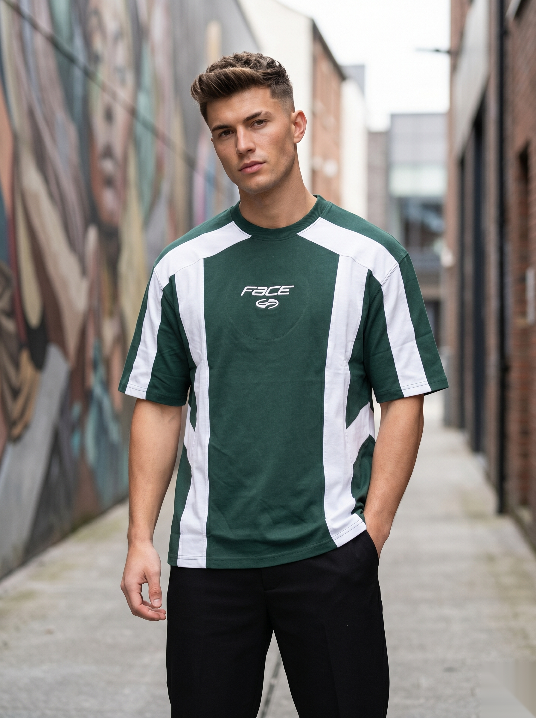 Streetwear Panel T-Shirt