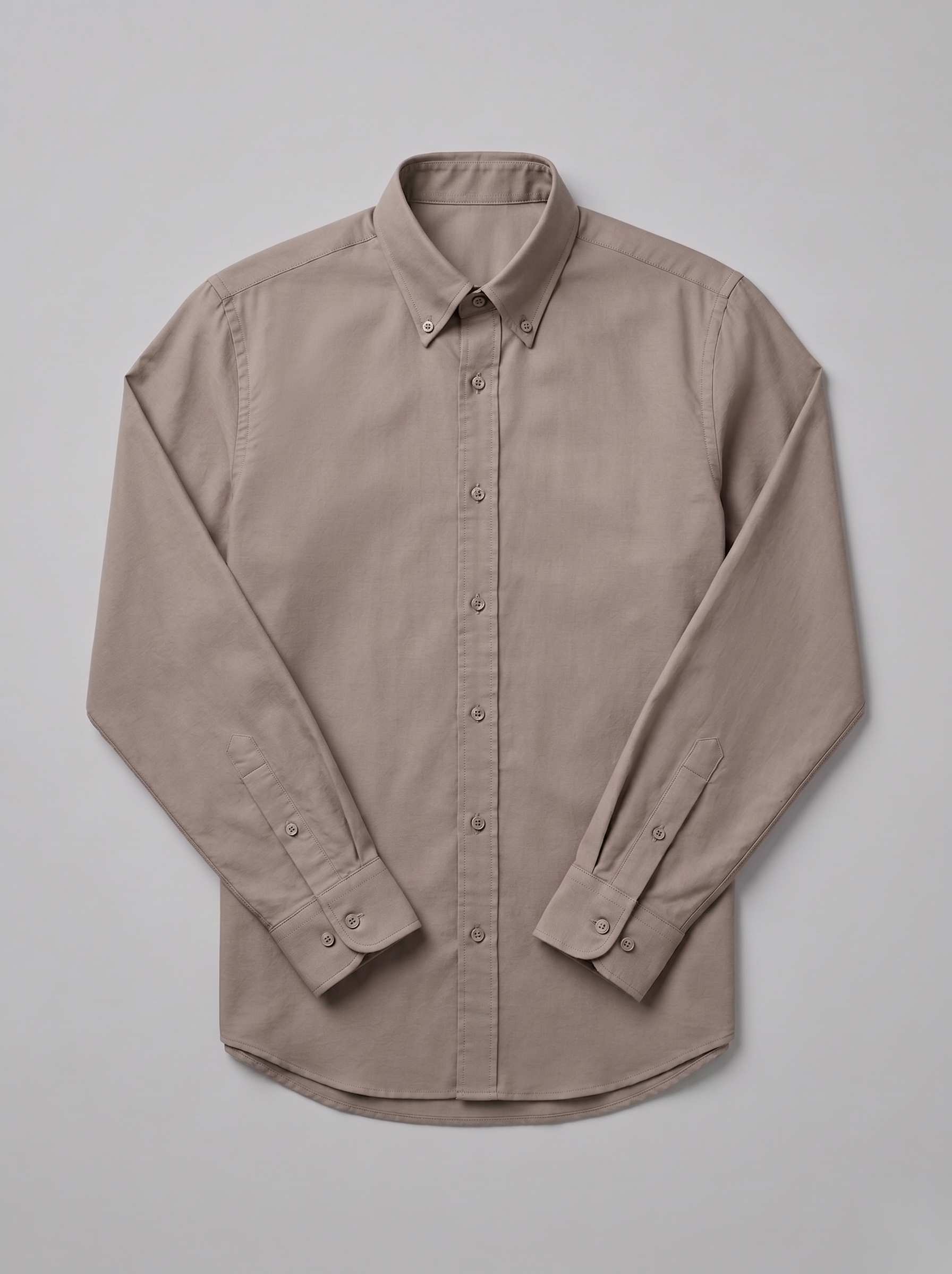 Snipes men's Oxford shirt in light blue with button-down collar and long sleeves, folded on a plain background.