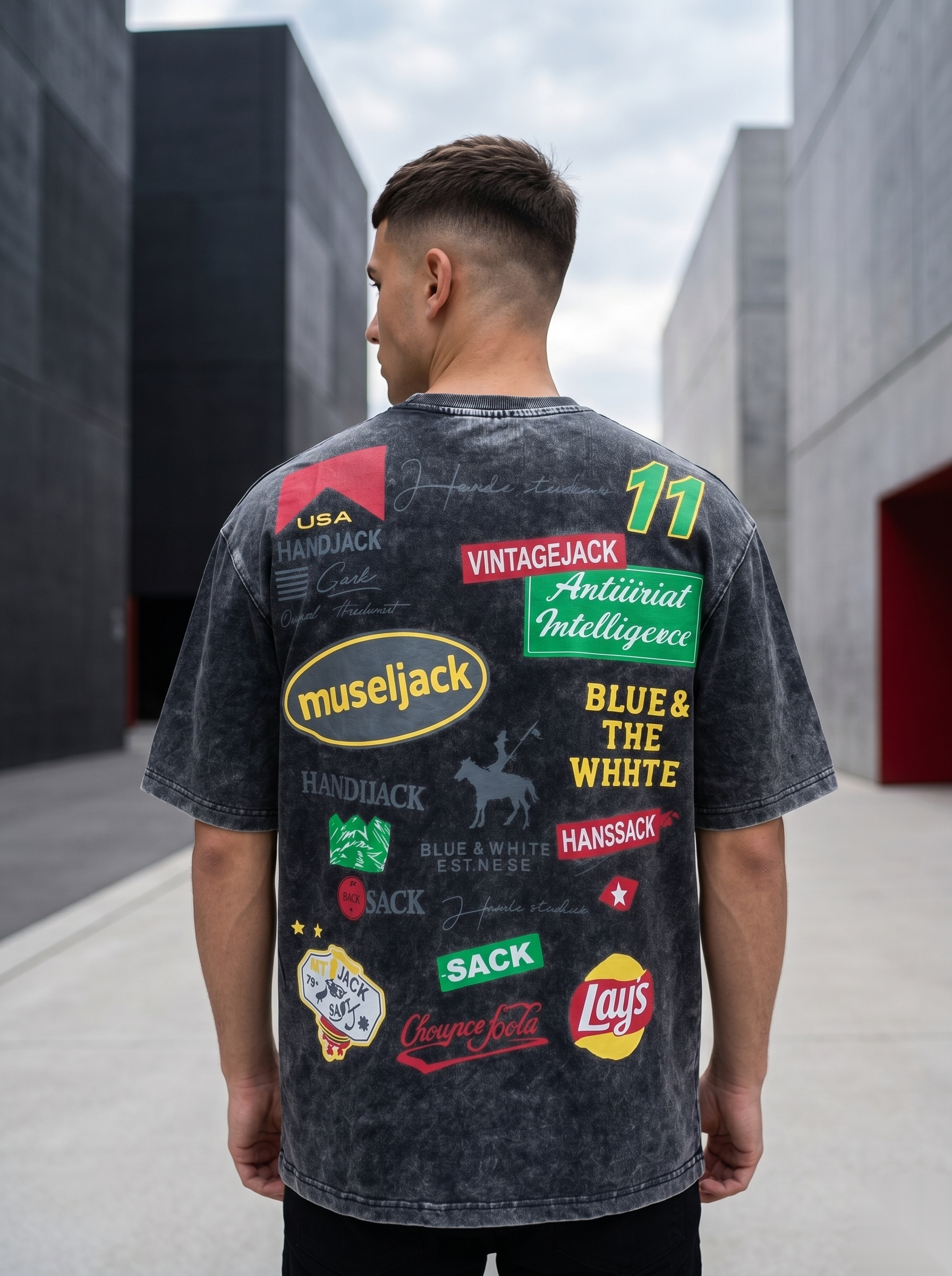 Backprint AcidWash Tees