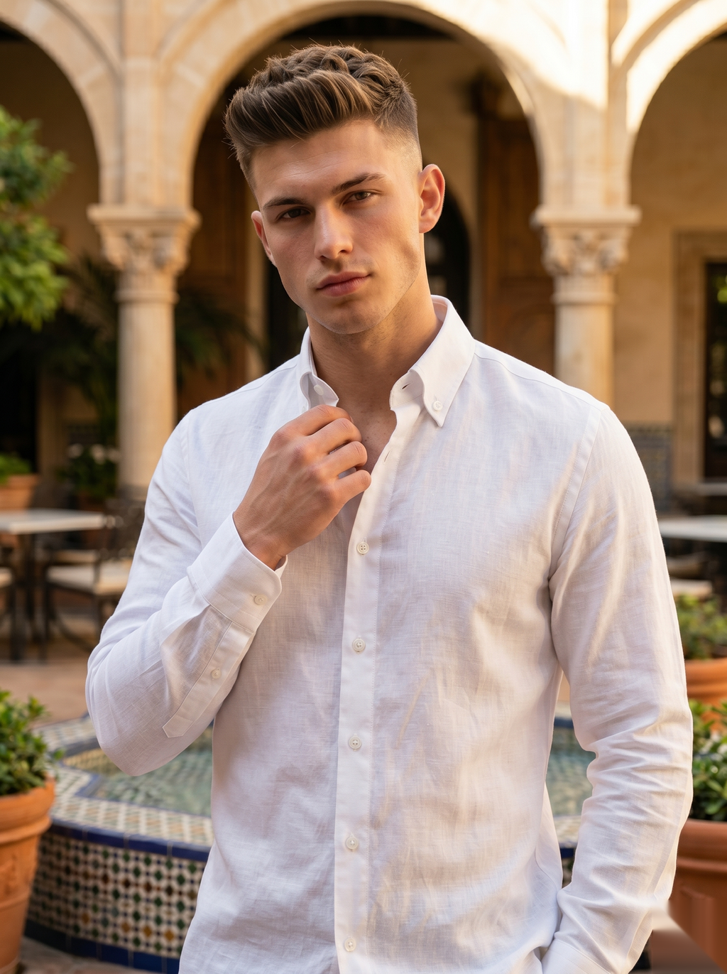 Solid Linen Shirts