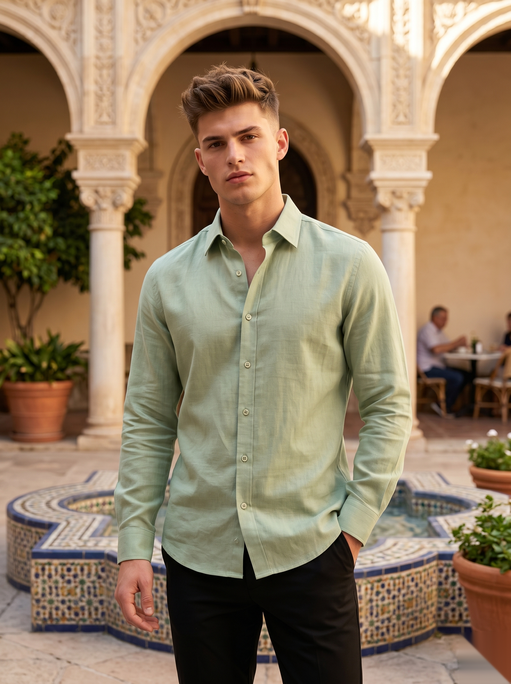 Solid Linen Shirts