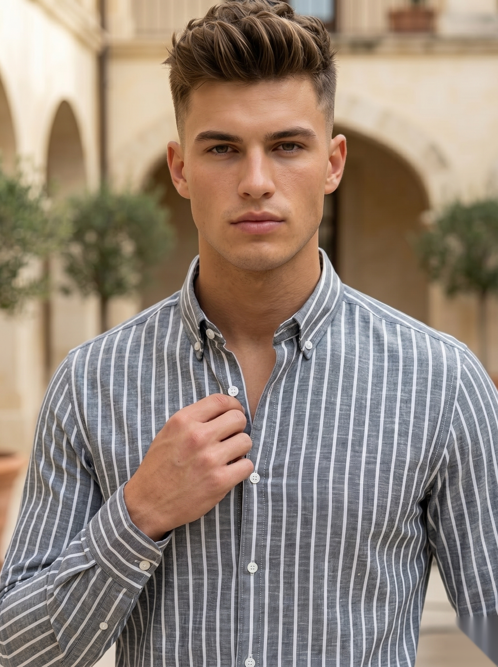 Stripes-Linen Shirts