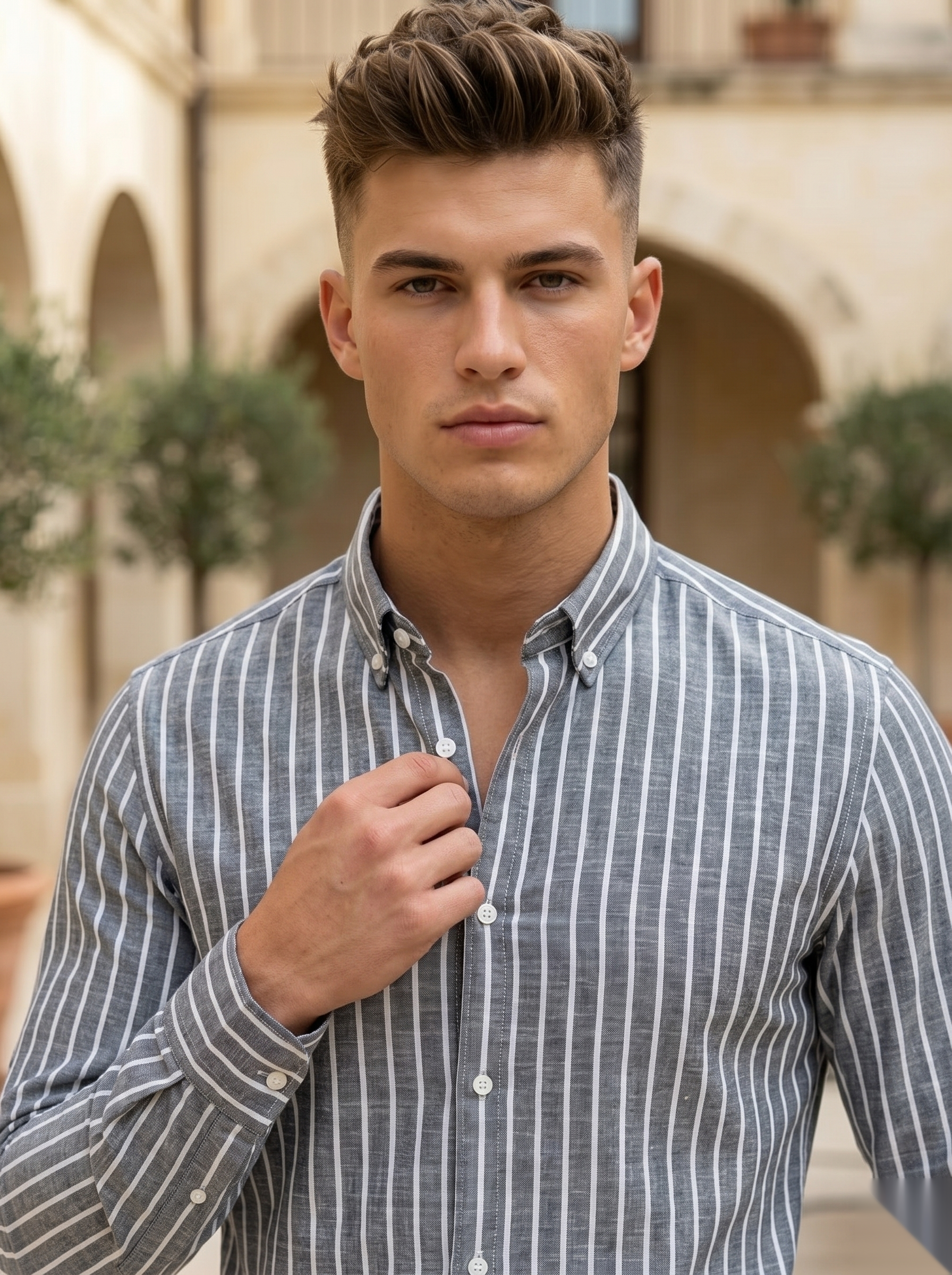 Stripes-Linen Shirts