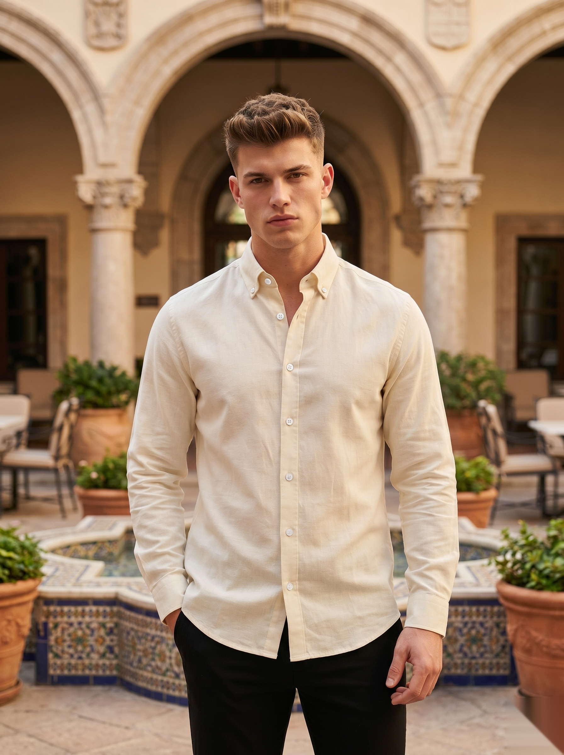 Solid Linen Shirts