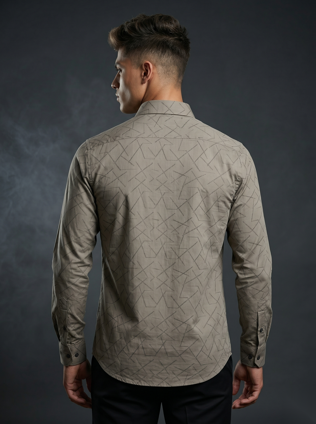 Snipes premium party-wear shirt with stylish design, featuring a vibrant pattern and tailored fit, perfect for festive occasions.