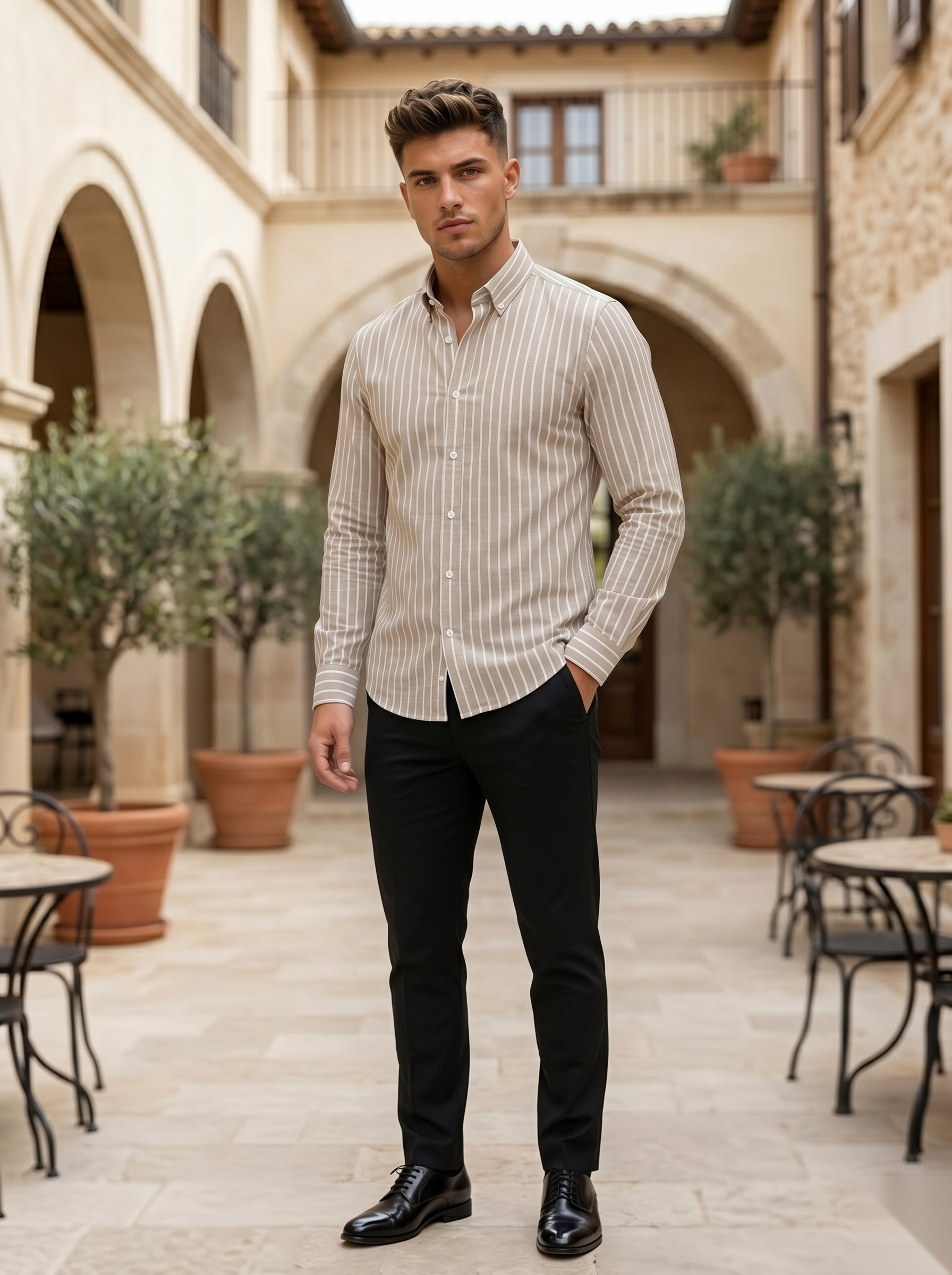 Stripes-Linen Shirts