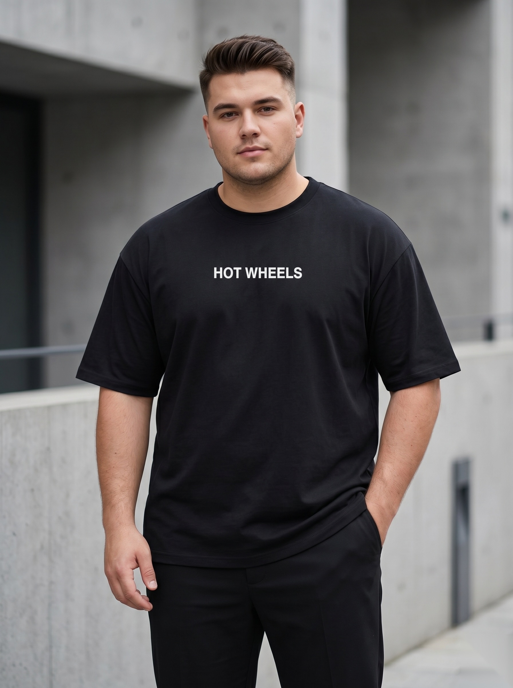 Oversized Backprint Tees - Big size