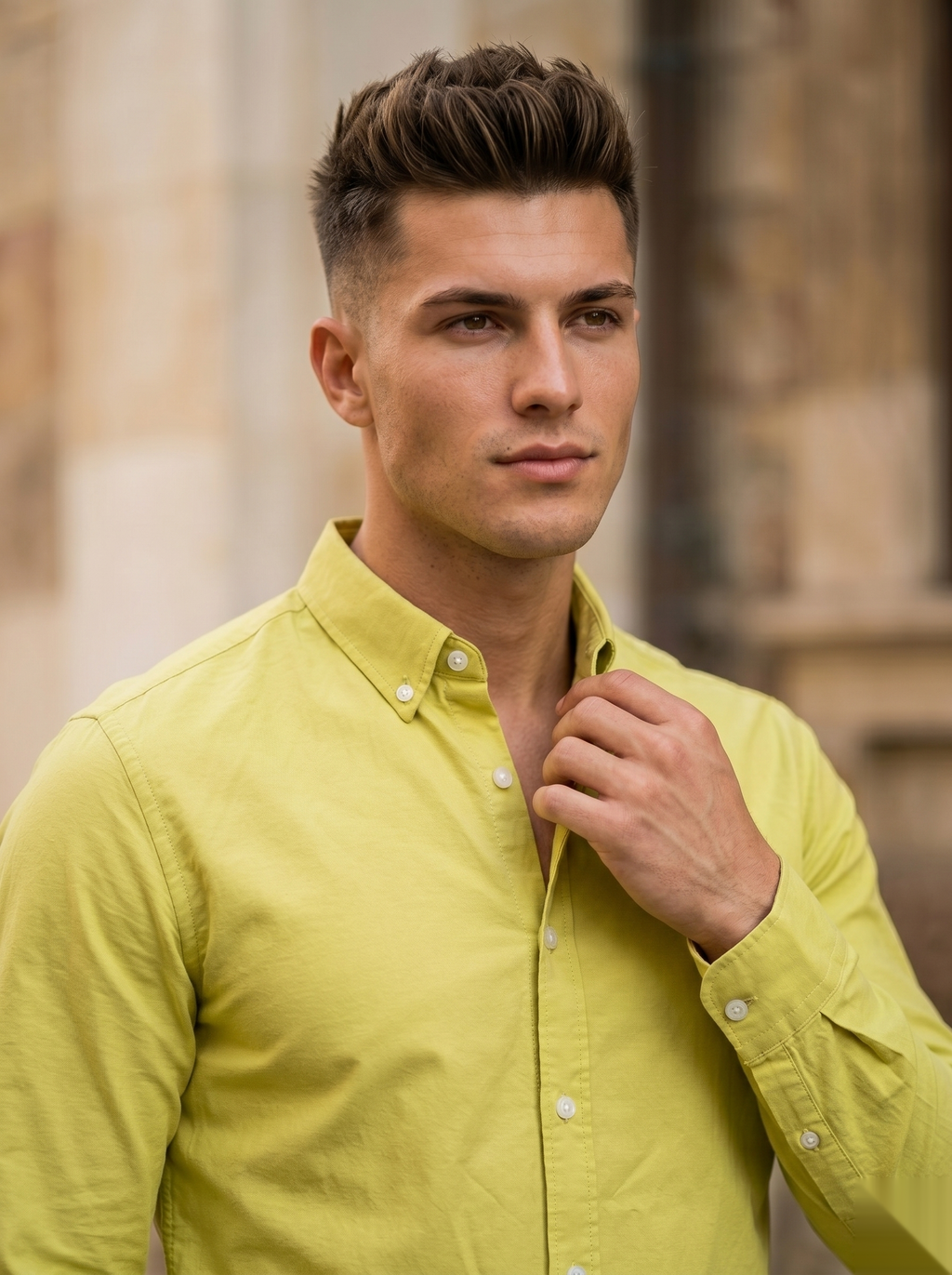 Snipes Oxford shirt featuring a classic button-down design in crisp white fabric, displayed on a hanger.