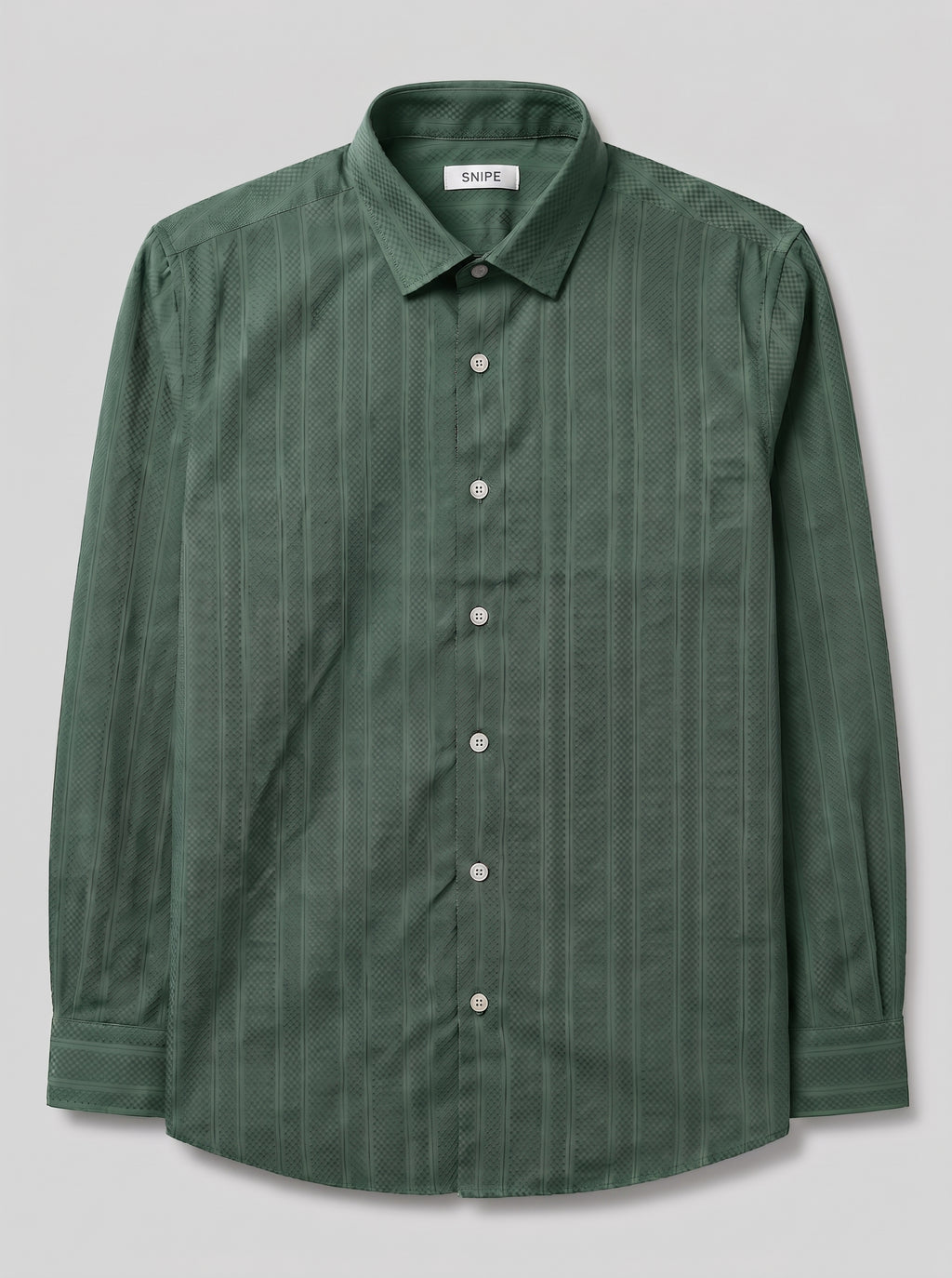 Snipes self-design shirt featuring a unique pattern, casual fit, and comfortable fabric, displayed on a hanger or worn by a model.