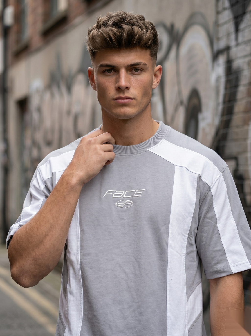 Streetwear Panel T-Shirt
