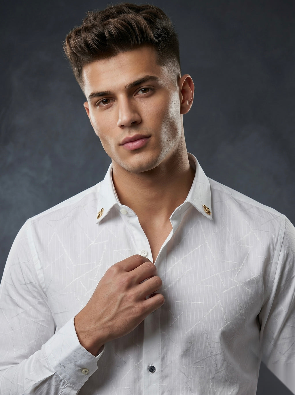 Snipes premium party-wear shirt featuring stylish design, vibrant colors, and tailored fit for festive occasions.