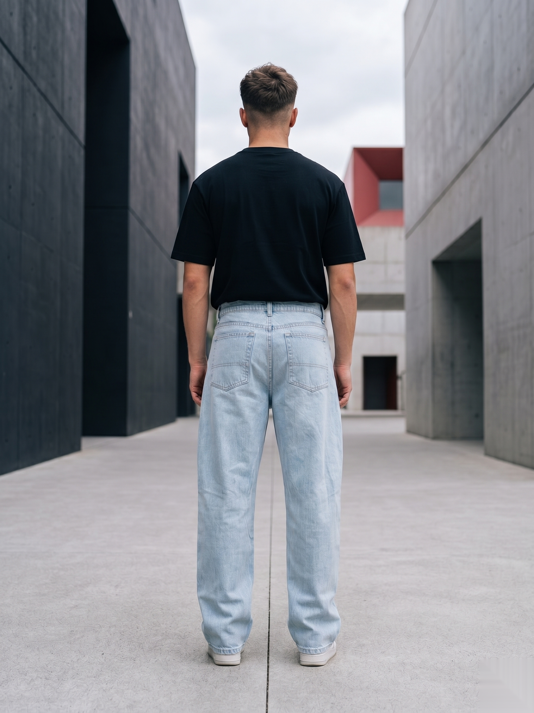 Snipes Barrel Fit denim jeans, showcasing classic blue wash, slim fit design, and front pockets on a plain background.