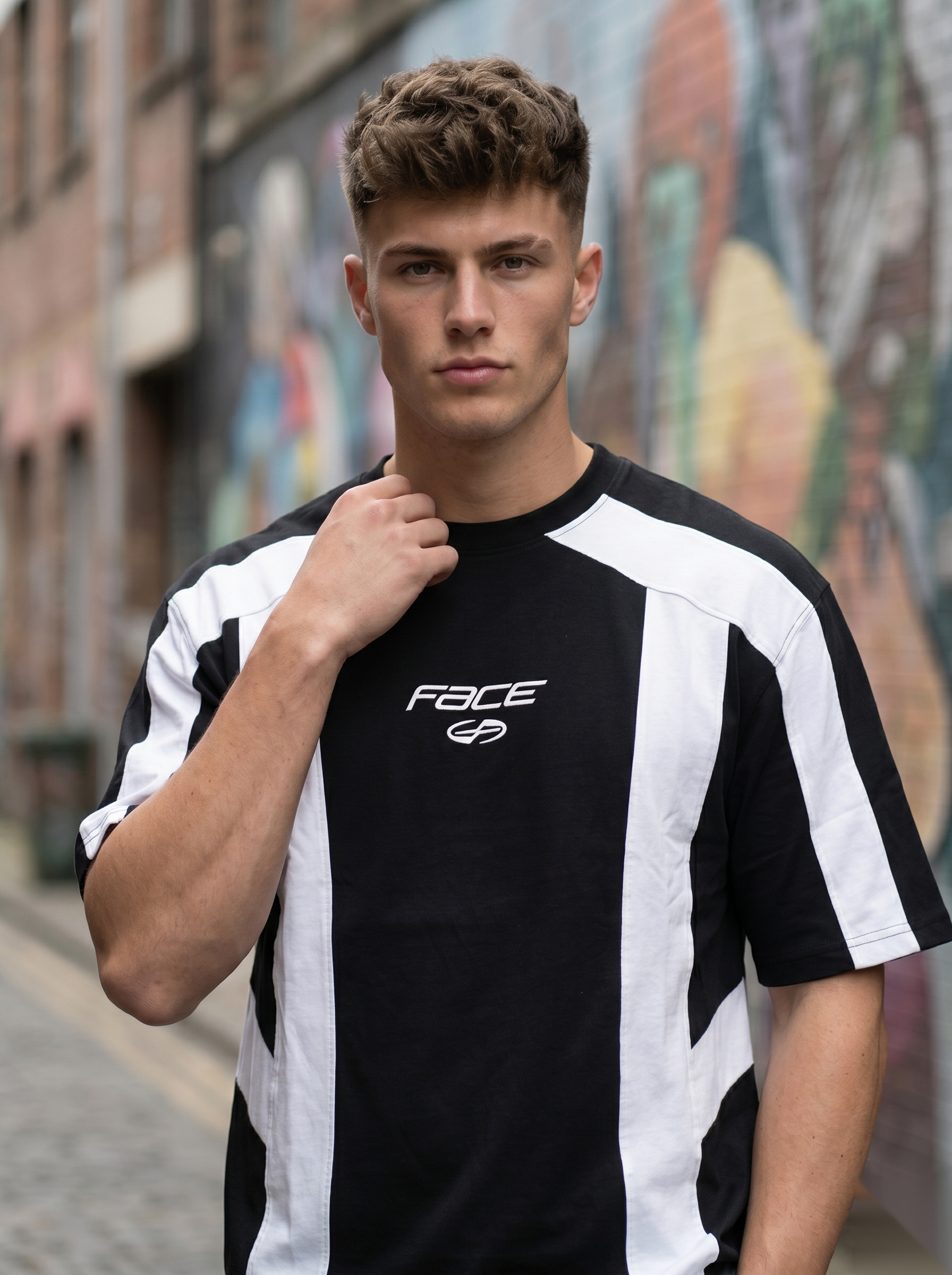 Streetwear Panel T-Shirt