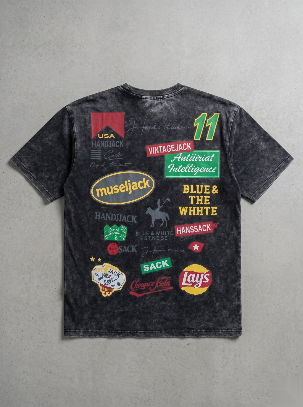 Backprint AcidWash Tees