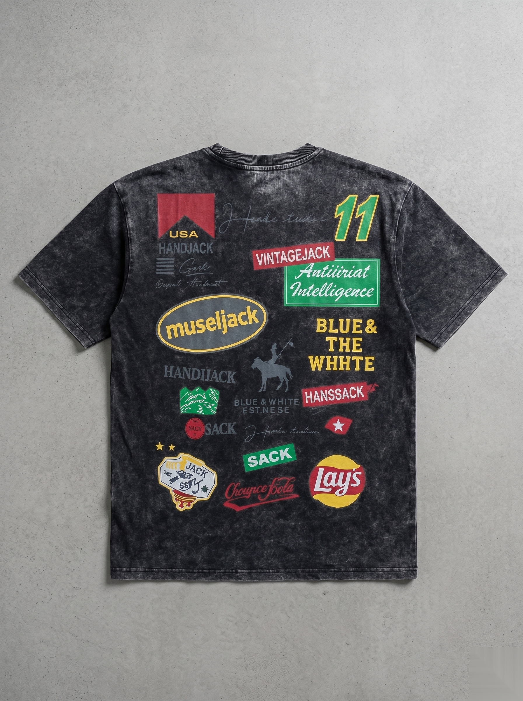 Backprint AcidWash Tees
