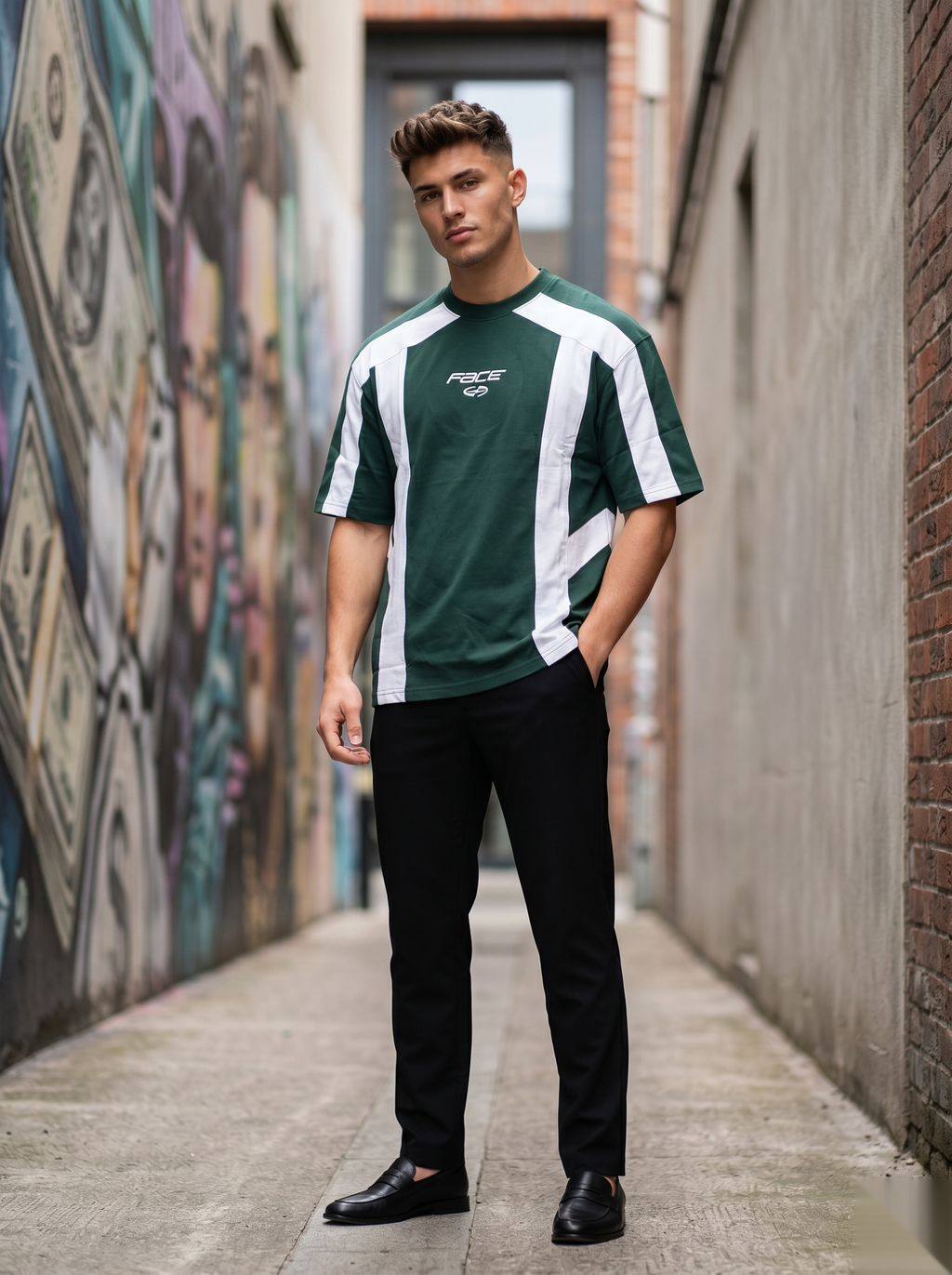 Streetwear Panel T-Shirt