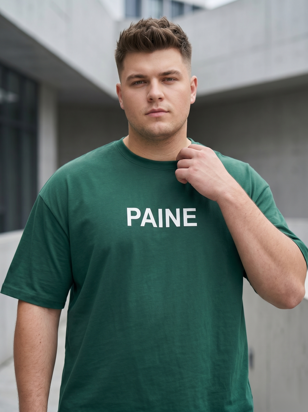 Snipes oversized backprint T-shirt in large size, featuring bold graphic design on the back and a casual fit.