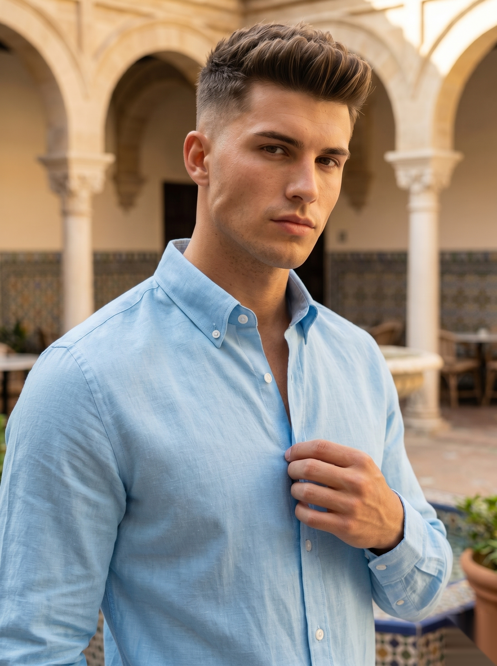 Solid Linen Shirts