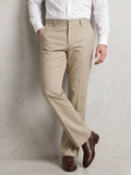 Snipes formal bootcut pants, men's dress trousers in dark fabric, tailored with a classic fit for professional or formal wear.